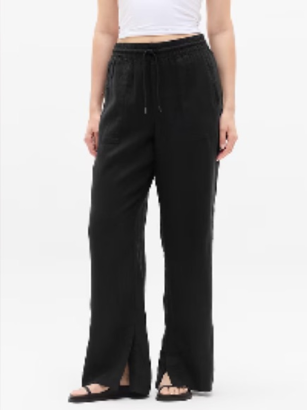 Athleta Reatreat high rise linen pant